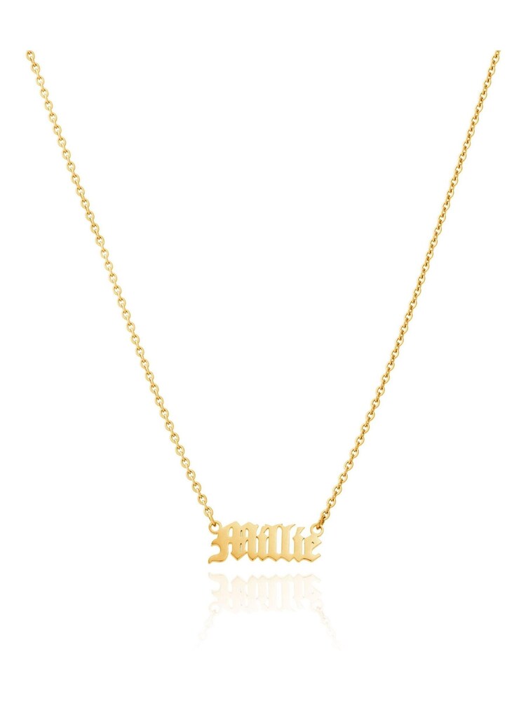Abbott Lyon Gold Plated Old English Personalised Name Necklace - Image 1 of 3