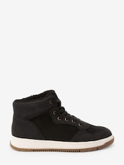 Black Forever Comfort Retro High Top Trainers - Image 3 of 7