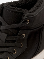 Black Forever Comfort Retro High Top Trainers - Image 5 of 7