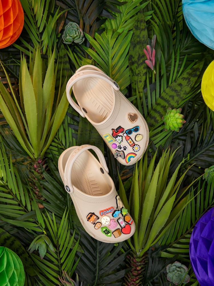Crocs Light Cream Classic Platform Clogs - Image 9 of 9