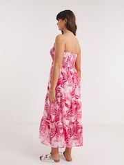 Figleaves Pink Fiji Tiered Beach Dress - Image 2 of 4