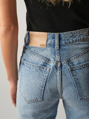 Own. Mid Blue Low Rise Flared Jeans - Image 4 of 6