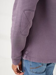 FatFace Bay Crew Purple Sweat Top - Image 3 of 4