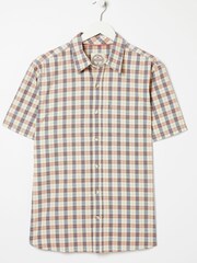 FatFace Totland Gingham Pink Shirt - Image 3 of 4