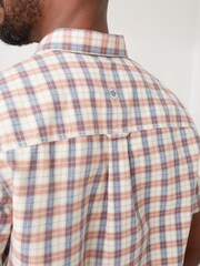 FatFace Totland Gingham Pink Shirt - Image 4 of 4