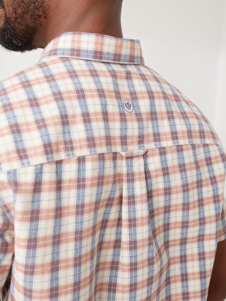 FatFace Totland Gingham Pink Shirt - Image 4 of 4