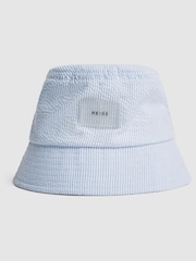 Reiss Blue/White Anderson Bucket Hat - Image 2 of 5