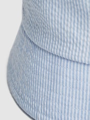 Reiss Blue/White Anderson Bucket Hat - Image 3 of 5