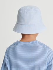 Reiss Blue/White Anderson Bucket Hat - Image 5 of 5