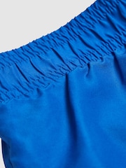Reiss Bright Blue Wave Junior Plain Drawstring Swim Shorts - Image 5 of 5