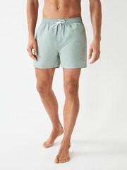 Reiss Mint Wave Plain Drawstring Swim Shorts - Image 3 of 6