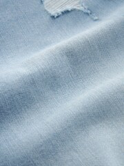 Bleach Hourglass Denim Knee Length Shorts - Image 8 of 8