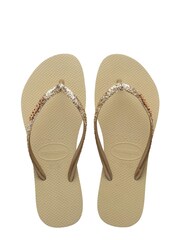 Havaianas Slim Glitter Flip Flops - Image 1 of 1