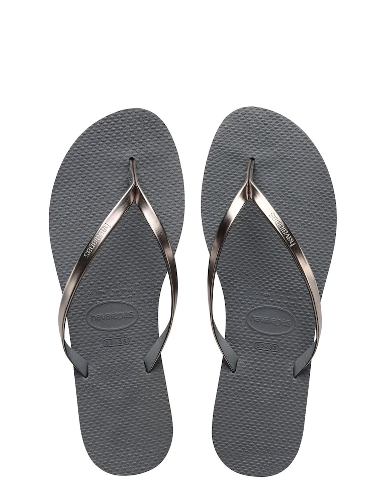 Havaianas You Metallic Flip Flops - Image 1 of 7
