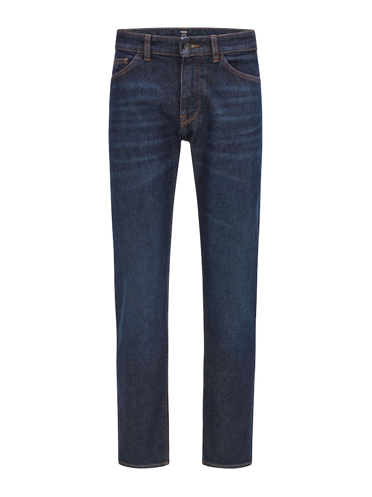 Dunkle Indigo-Waschung - BOSS Maine Jeans aus Stretch-Denim in gerader Passform - Bild 5 von 5 Dunkle Indigo-Waschung - BOSS Maine Jeans aus Stretch-Denim in gerader Passform - Bild 5 von 5