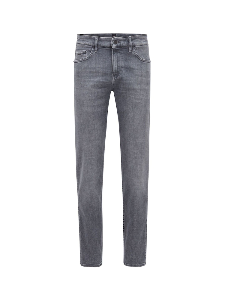 BOSS Light Grey Delaware Slim Fit Jeans - Image 5 of 5 BOSS Light Grey Delaware Slim Fit Jeans - Image 5 of 5