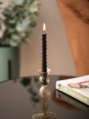 pt, Green Swirl Glass Candle Holder - Image 1 of 1