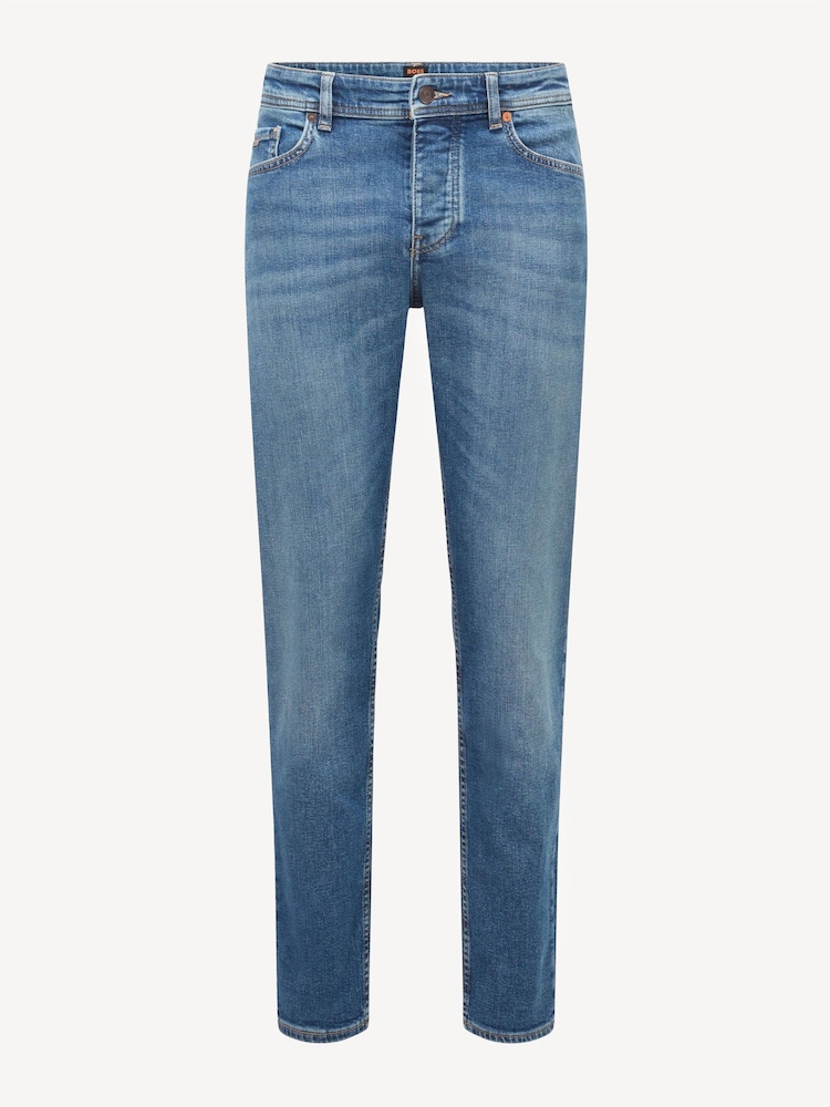 BOSS Blue Denim Regular Fit Taper Comfort Stretch Denim Jeans - Image 5 of 5 BOSS Blue Denim Regular Fit Taper Comfort Stretch Denim Jeans - Image 5 of 5