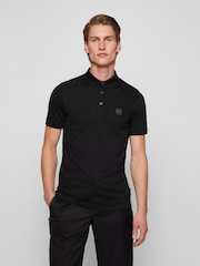 BOSS Black Slim Fit Box Logo Polo Shirt - Image 1 of 5