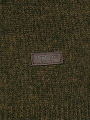 Barbour® Green Essential Patch Half Zip Jumper - Image 7 of 7