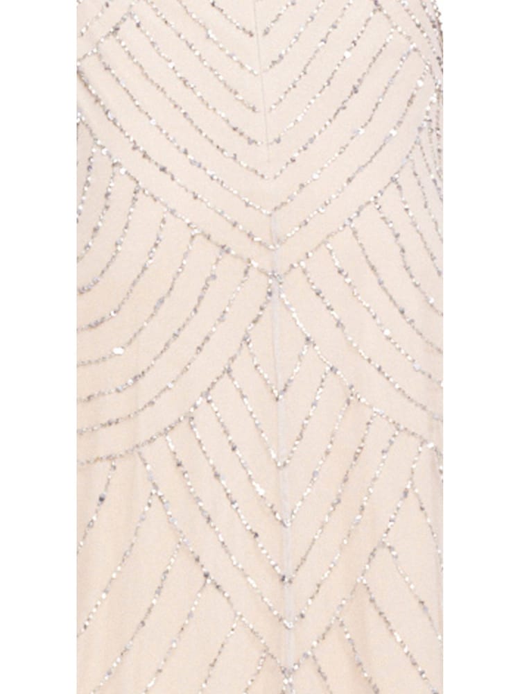 Adrianna Papell Beaded Halter Gown - Image 4 of 4