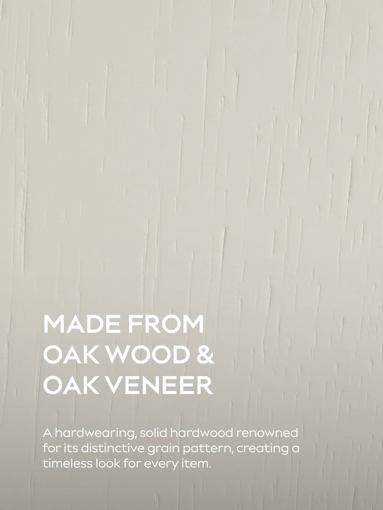 Chalk White Hampton Painted Oak Collection 5 Drawer Tall Chest - Image 9 of 9 Chalk White Hampton Painted Oak Collection 5 Drawer Tall Chest - Image 9 of 9