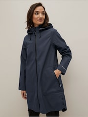 Ilse Jacobsen Waterproof A Line Softshell Raincoat - Image 1 of 10