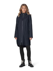 Ilse Jacobsen Waterproof A Line Softshell Raincoat - Image 5 of 10