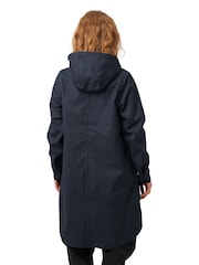 Ilse Jacobsen Waterproof A Line Softshell Raincoat - Image 6 of 10