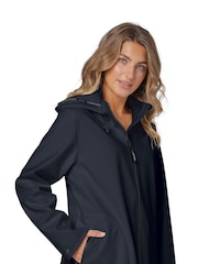 Ilse Jacobsen Waterproof A Line Softshell Raincoat - Image 8 of 10