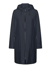 Ilse Jacobsen Waterproof A Line Softshell Raincoat - Image 9 of 10