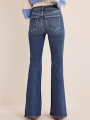 Boden Blue High Rise Split Flare Jeans - Image 2 of 6
