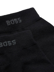 BOSS Black Ankle Socks 2 Pack - Image 3 of 3