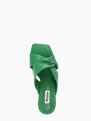 Dune London Green Magnet Twist Knot Mules - Image 4 of 5