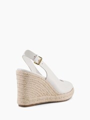 Dune London Kimmy Wedge Heel Sling Back Sandals - Image 4 of 6
