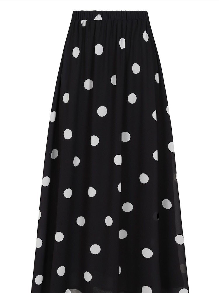 Hot Squash Womens Chiffon Maxi Skirt - Image 7 of 7