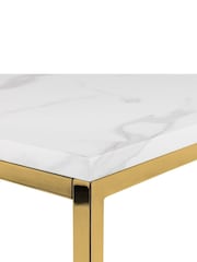 Julian Bowen Gold Scala Lamp Table - Image 4 of 4