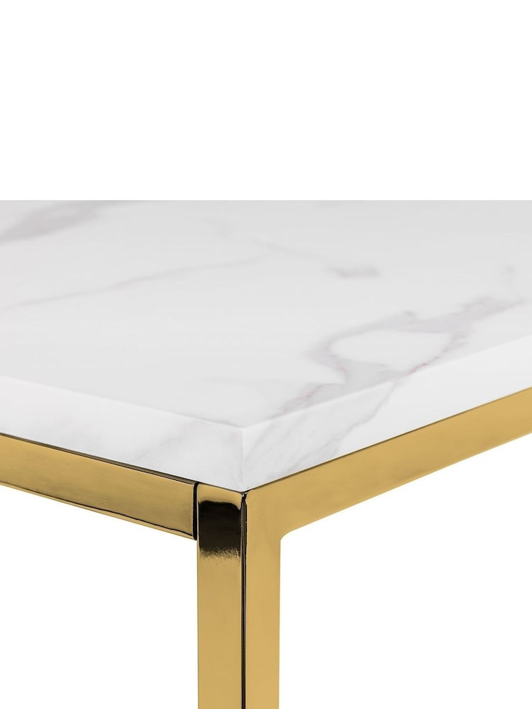 Julian Bowen Gold Scala Lamp Table - Image 4 of 4