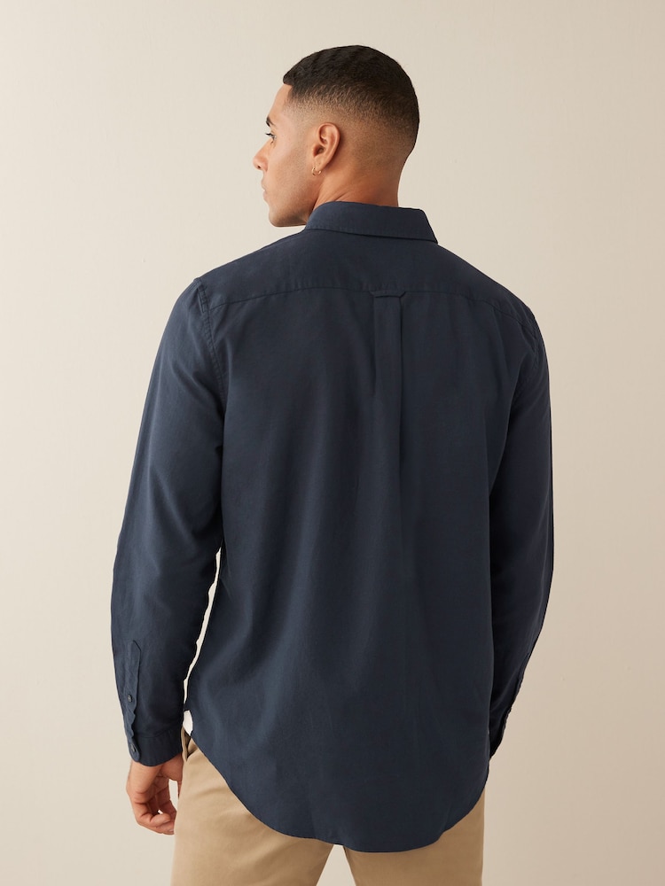 Lacoste Blue 100% Cotton Shirt - Image 2 of 5