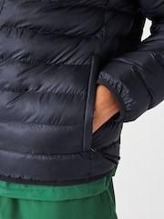Lacoste Quilted Down Puffer Black Jacket - Image 3 of 4
