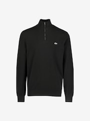 Lacoste 100% Cotton Quarter Zip Jumper - Image 4 of 4