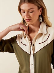 Ariat Green Bellamy Long Sleeve Shirt - Image 2 of 4
