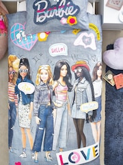 Barbie Blue Character License Duvet Cover And Pillowcase Set - Image 2 of 7