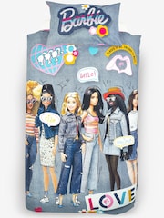 Barbie Blue Character License Duvet Cover And Pillowcase Set - Image 4 of 7