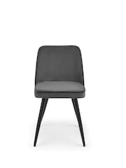 Julian Bowen Set of 2 Grey Burgess Dining Chairs - Image 5 of 7