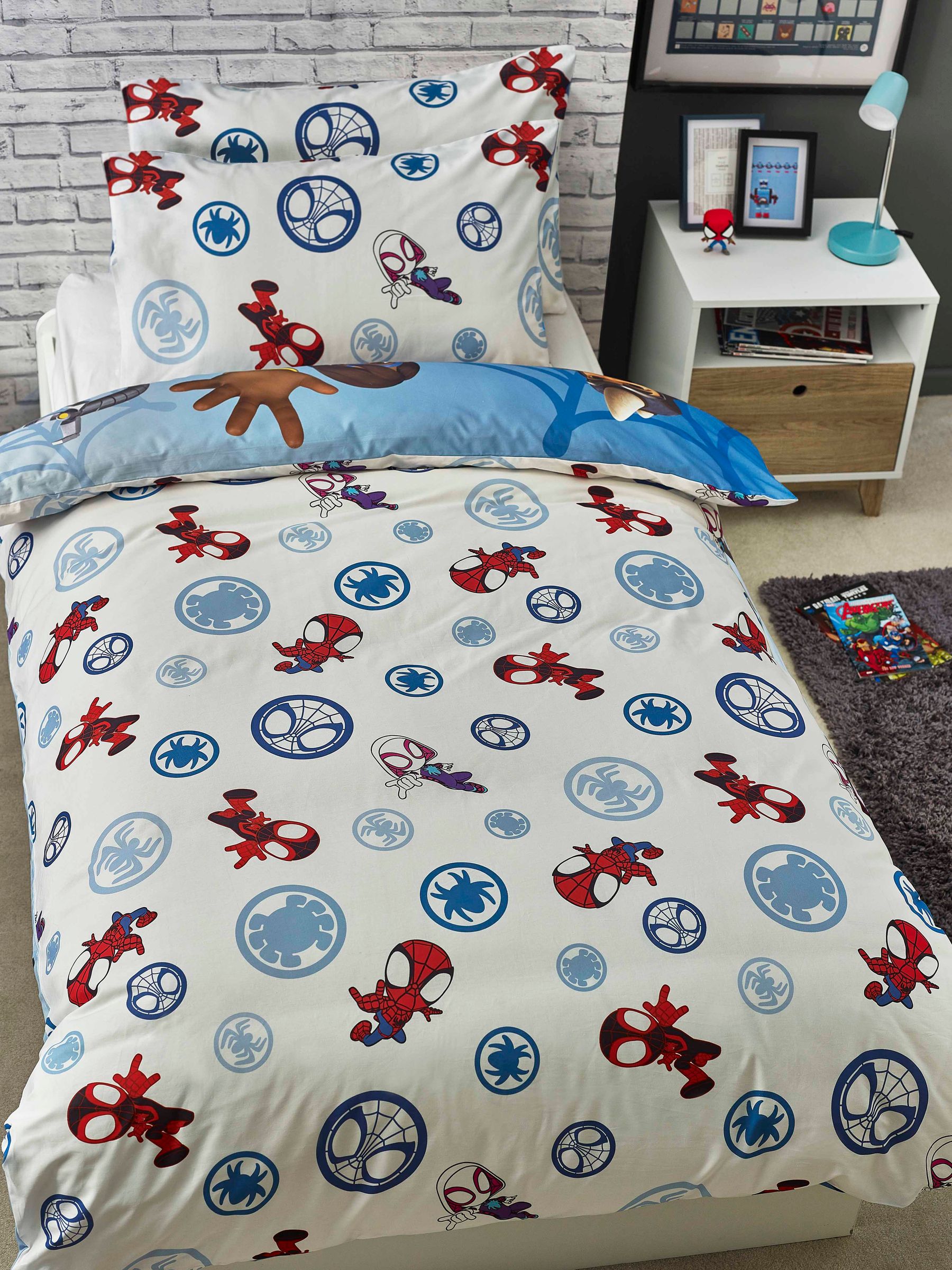 Buy Spidey and His Amazing Friends Blue Reversible 100