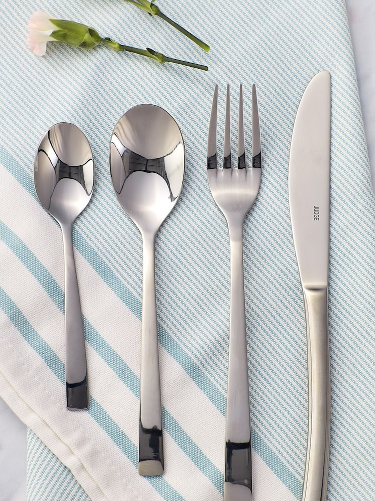 Judge Silver Durham 32 Piece Cutlery Set - Image 1 of 4