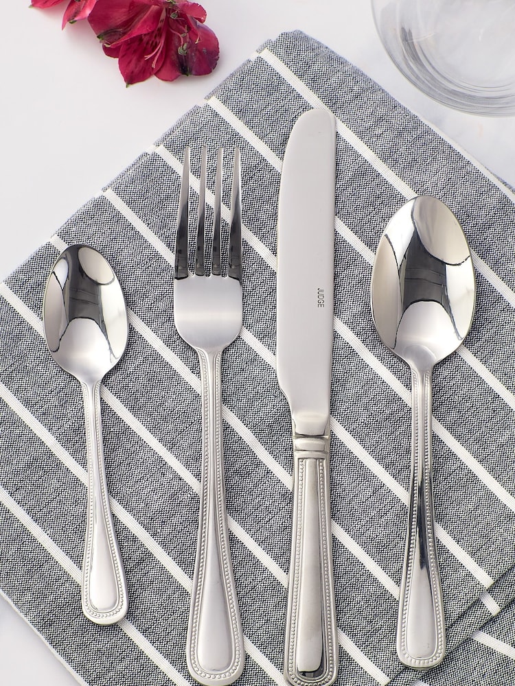 Judge Silver Bead 24 Piece Cutlery Set - Image 1 of 4