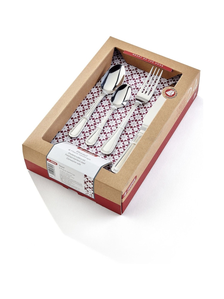 Judge Silver Bead 24 Piece Cutlery Set - Image 4 of 4