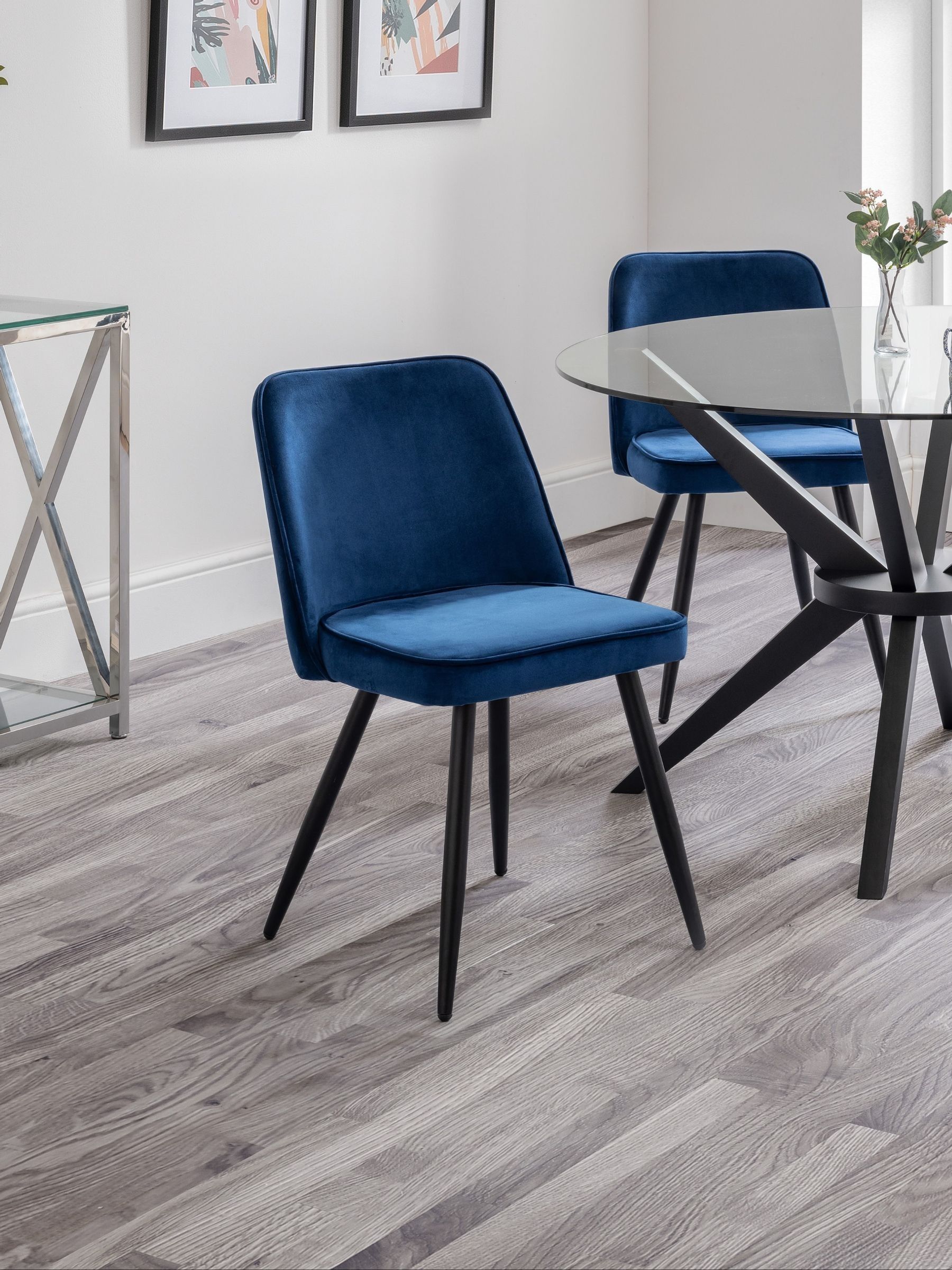 Iisakki 48 cm H Velvet Side Chair - Image 7